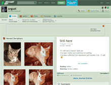 Tablet Screenshot of angusx.deviantart.com