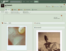 Tablet Screenshot of geishaballs.deviantart.com