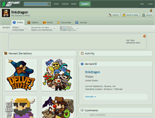 Tablet Screenshot of linkdragon.deviantart.com