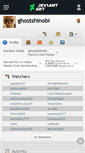 Mobile Screenshot of ghostshinobi.deviantart.com