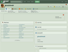 Tablet Screenshot of ghostshinobi.deviantart.com