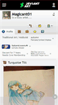 Mobile Screenshot of magicant01.deviantart.com