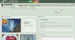 Desktop Screenshot of hiddentwilight.deviantart.com