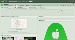 Desktop Screenshot of itzelora.deviantart.com