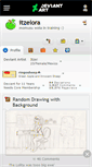Mobile Screenshot of itzelora.deviantart.com