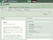 Tablet Screenshot of lol-dragon.deviantart.com
