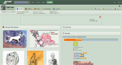 Desktop Screenshot of kall-san.deviantart.com