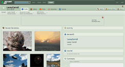 Desktop Screenshot of laceycarroll.deviantart.com