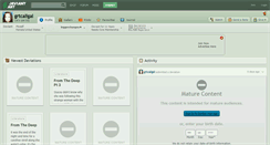 Desktop Screenshot of grtcaligal.deviantart.com