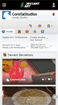 Mobile Screenshot of corellastudios.deviantart.com