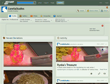 Tablet Screenshot of corellastudios.deviantart.com