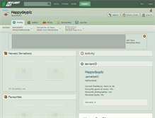 Tablet Screenshot of happydayplz.deviantart.com