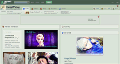 Desktop Screenshot of fangsofpoison.deviantart.com