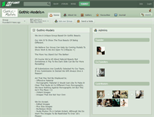 Tablet Screenshot of gothic-models.deviantart.com