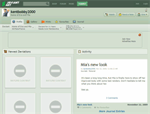 Tablet Screenshot of kentbobby2000.deviantart.com