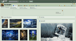 Desktop Screenshot of flewdesigns.deviantart.com