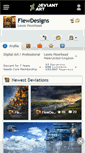 Mobile Screenshot of flewdesigns.deviantart.com