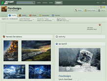 Tablet Screenshot of flewdesigns.deviantart.com