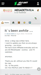 Mobile Screenshot of megadeth-fc.deviantart.com