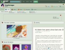 Tablet Screenshot of forgottenegao.deviantart.com
