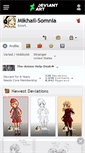 Mobile Screenshot of mikhail-somnia.deviantart.com