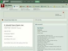 Tablet Screenshot of kat-kares.deviantart.com