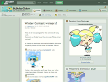 Tablet Screenshot of bubbles-club.deviantart.com