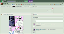 Desktop Screenshot of khalia1114.deviantart.com