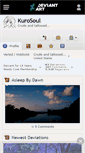 Mobile Screenshot of kurosoul.deviantart.com