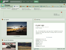Tablet Screenshot of ferosso.deviantart.com