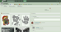 Desktop Screenshot of penfingers.deviantart.com