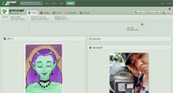 Desktop Screenshot of greenangel.deviantart.com
