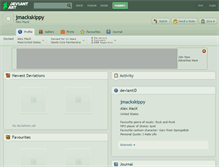 Tablet Screenshot of jmackskippy.deviantart.com
