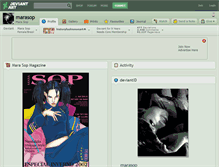 Tablet Screenshot of marasop.deviantart.com