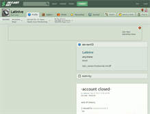 Tablet Screenshot of latinive.deviantart.com