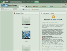 Tablet Screenshot of poke-trade.deviantart.com