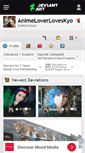 Mobile Screenshot of animeloverloveskyo.deviantart.com