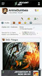 Mobile Screenshot of animedumbass.deviantart.com