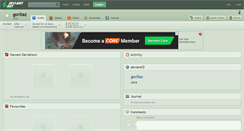 Desktop Screenshot of gorillaz.deviantart.com