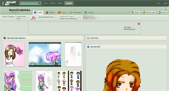Desktop Screenshot of naomicuteneko.deviantart.com