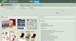 Desktop Screenshot of animerocket.deviantart.com
