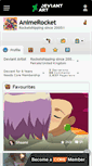 Mobile Screenshot of animerocket.deviantart.com