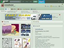 Tablet Screenshot of animerocket.deviantart.com