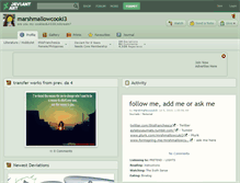 Tablet Screenshot of marshmallowcooki3.deviantart.com