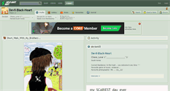 Desktop Screenshot of devil-black-heart.deviantart.com