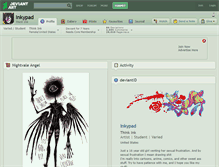 Tablet Screenshot of inkypad.deviantart.com