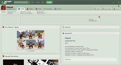 Desktop Screenshot of malpar.deviantart.com