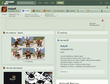 Tablet Screenshot of malpar.deviantart.com
