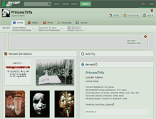 Tablet Screenshot of princesstirfa.deviantart.com