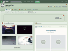 Tablet Screenshot of canaris1780.deviantart.com